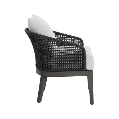 Capri Fabric Outdoor Lounge Chair-Outdoor Lounge Chairs-SUNPAN-LOOMLAN