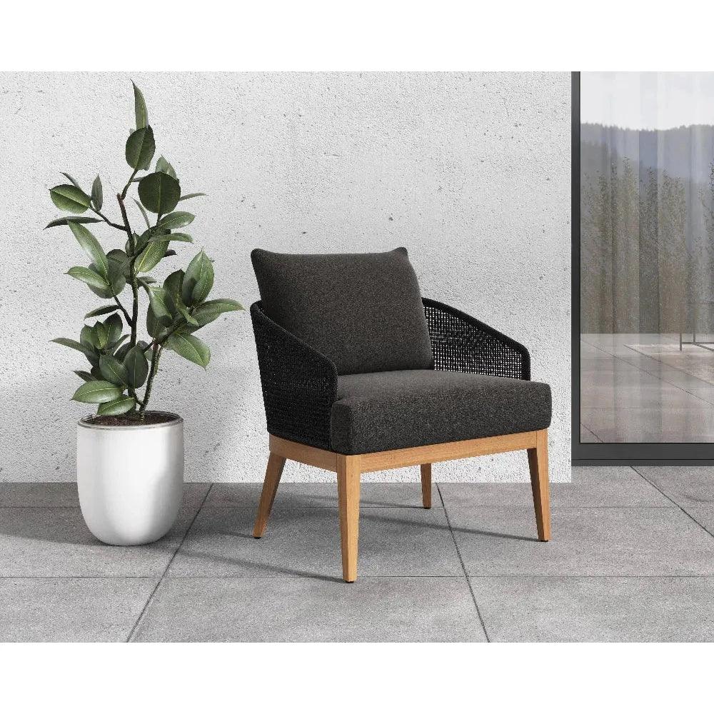 Capri Fabric Outdoor Lounge Chair-Outdoor Lounge Chairs-SUNPAN-LOOMLAN