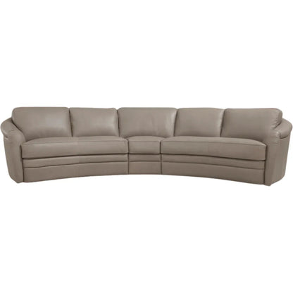 Capri Luxurious Leather Comfort Sectional - LOOMLAN - Sectionals
