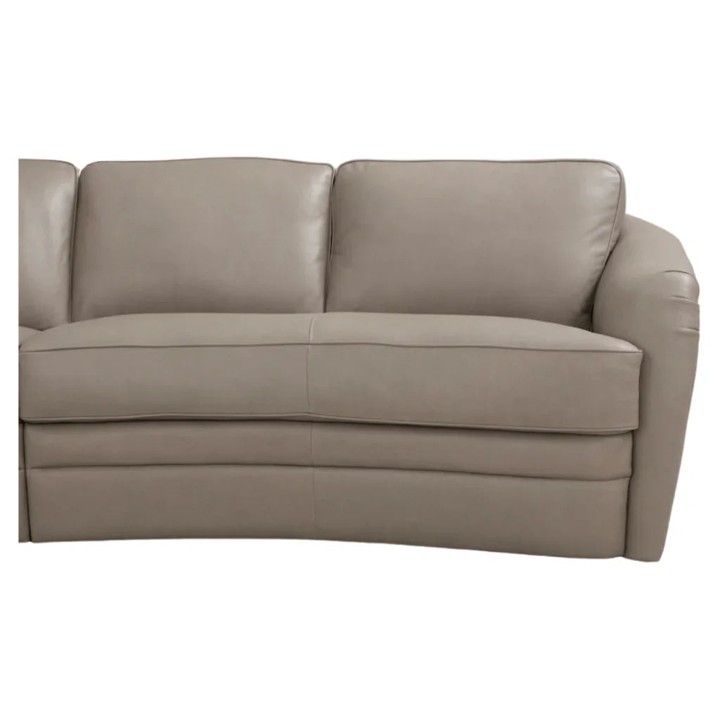 Capri Luxurious Leather Comfort Sectional - LOOMLAN - Sectionals