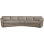 Capri Luxurious Leather Comfort Sectional - LOOMLAN - Sectionals