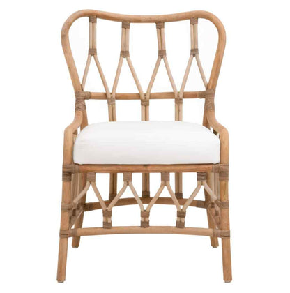 Caprice Fabric Armless Dining Chair 2PC