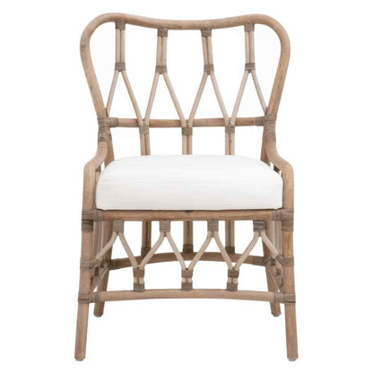 Caprice Fabric Armless Dining Chair 2PC