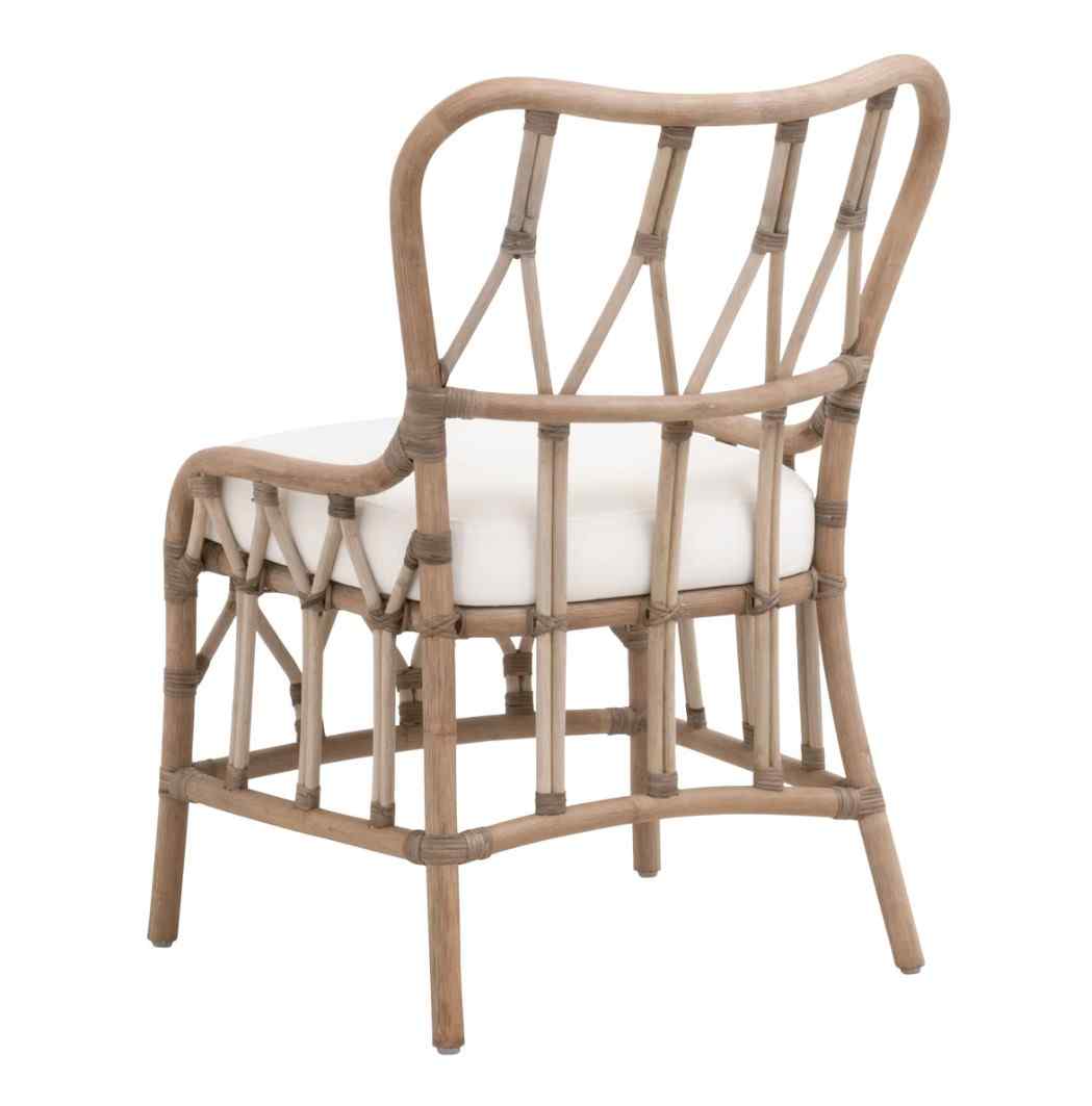 Caprice Fabric Armless Dining Chair 2PC