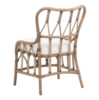 Caprice Fabric Armless Dining Chair 2PC