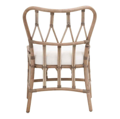 Caprice Fabric Armless Dining Chair 2PC