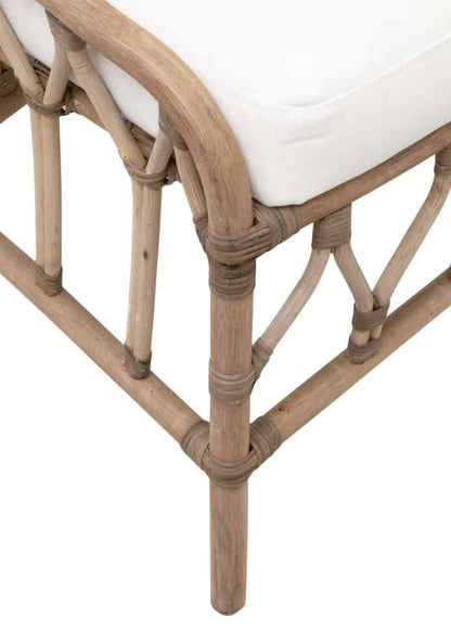 Caprice Fabric Armless Dining Chair 2PC