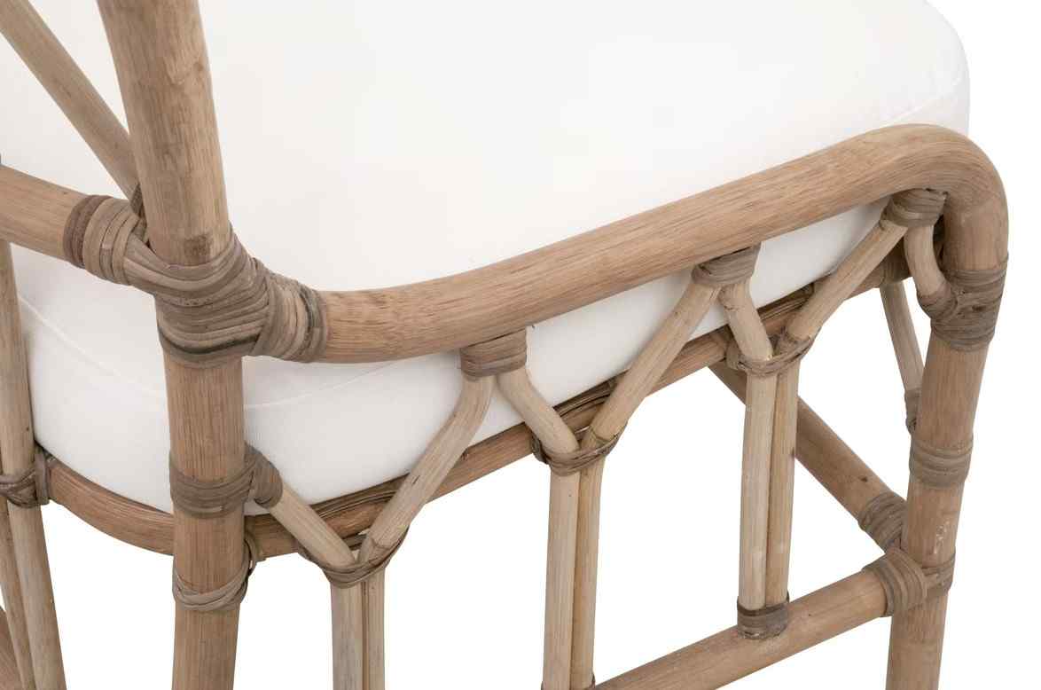 Caprice Fabric Armless Dining Chair 2PC