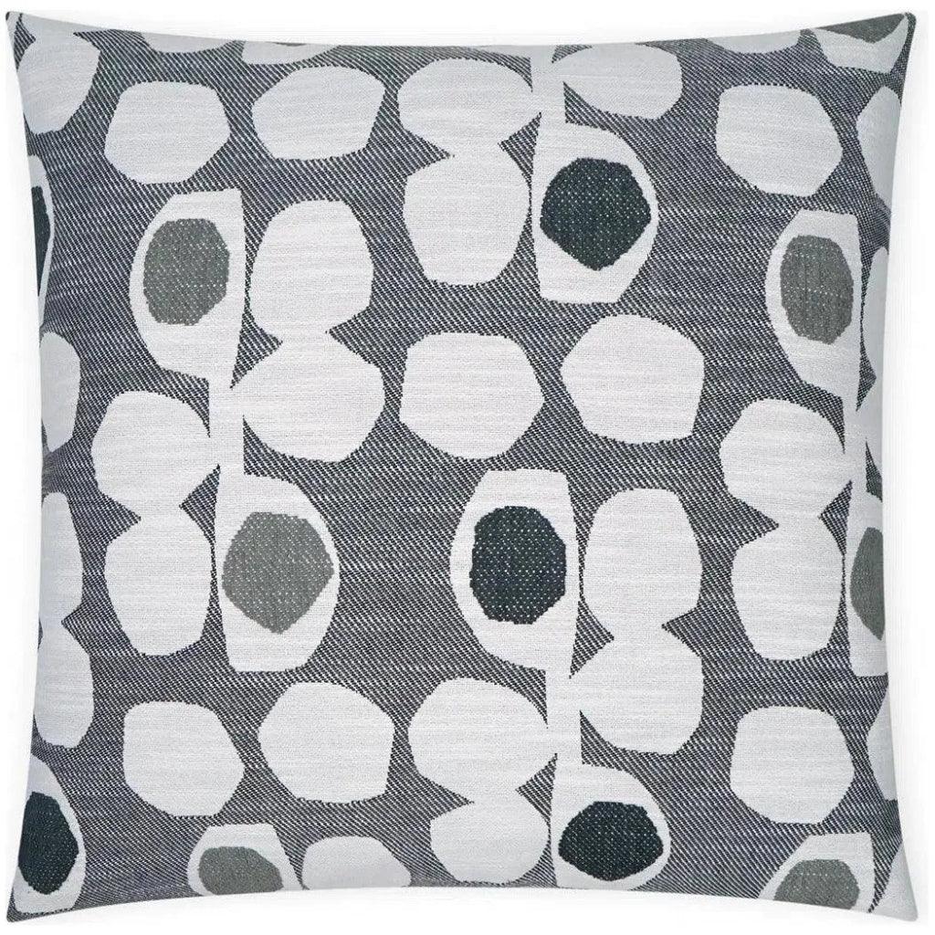 Caprioni Tuxedo Abstract Grey Large Throw Pillow Insert - LOOMLAN - D.V. Kap - Throw Pillows
