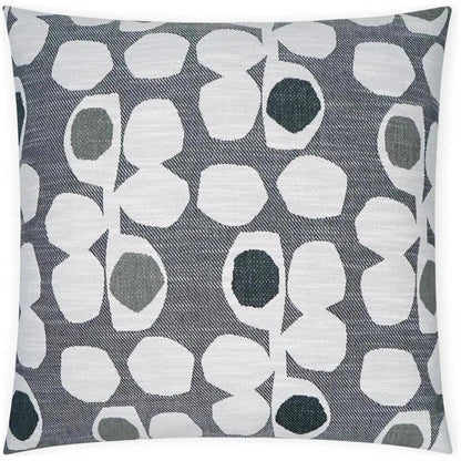 Caprioni Tuxedo Abstract Grey Large Throw Pillow Insert - LOOMLAN - D.V. Kap - Throw Pillows