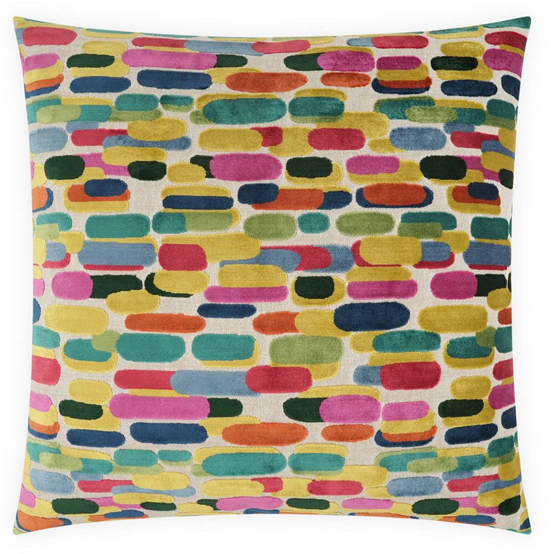 Capsules Multicolor Throw Pillow