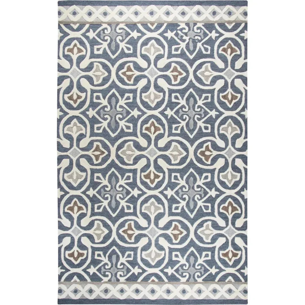Cara Medallion Gray Large Area Rugs For Living Room - LOOMLAN - LOOMLAN - Area Rugs