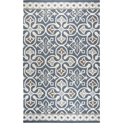 Cara Medallion Gray Large Area Rugs For Living Room - LOOMLAN - LOOMLAN - Area Rugs