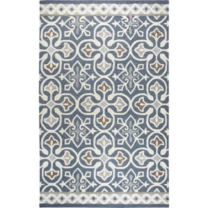 Cara Medallion Gray Large Area Rugs For Living Room - LOOMLAN - LOOMLAN - Area Rugs