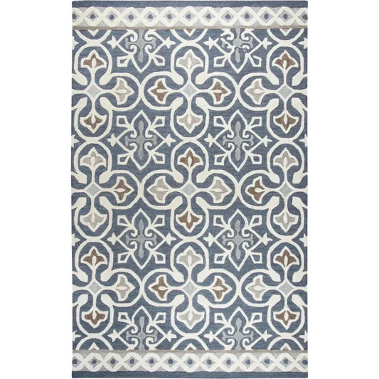 Cara Medallion Gray Large Area Rugs For Living Room - LOOMLAN - LOOMLAN - Area Rugs