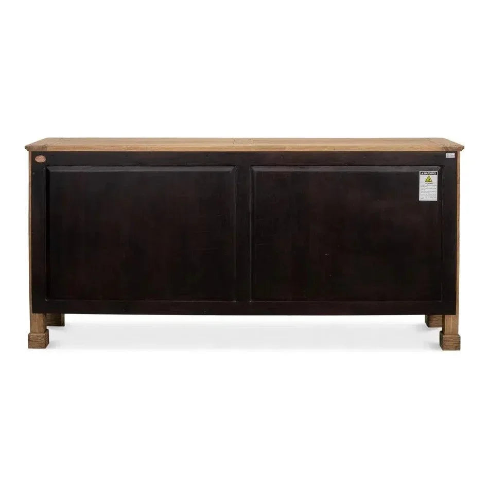 Caracole Credenza Cabinet for Living Room Driftwood - LOOMLAN - Sarreid - Sideboards