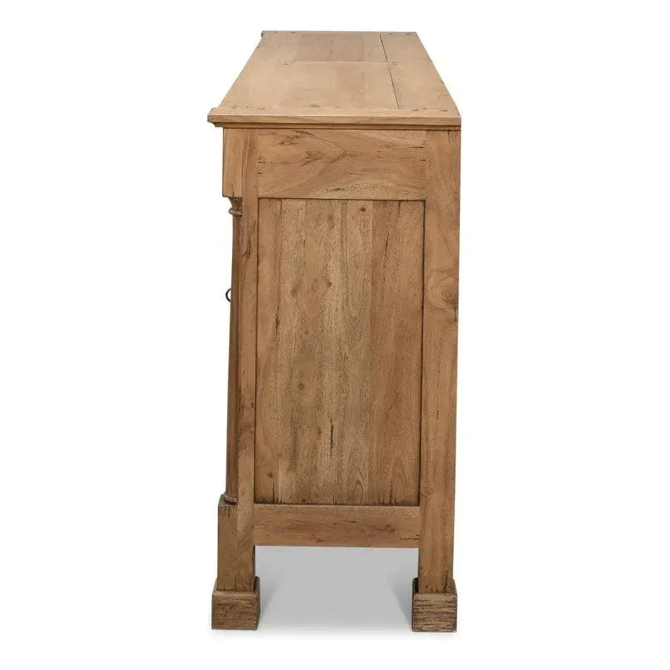 Caracole Credenza Cabinet for Living Room Driftwood - LOOMLAN - Sarreid - Sideboards