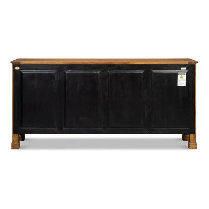 Caracole Credenza Fruitwood Cabinet for Living Room - LOOMLAN - Sarreid - Sideboards