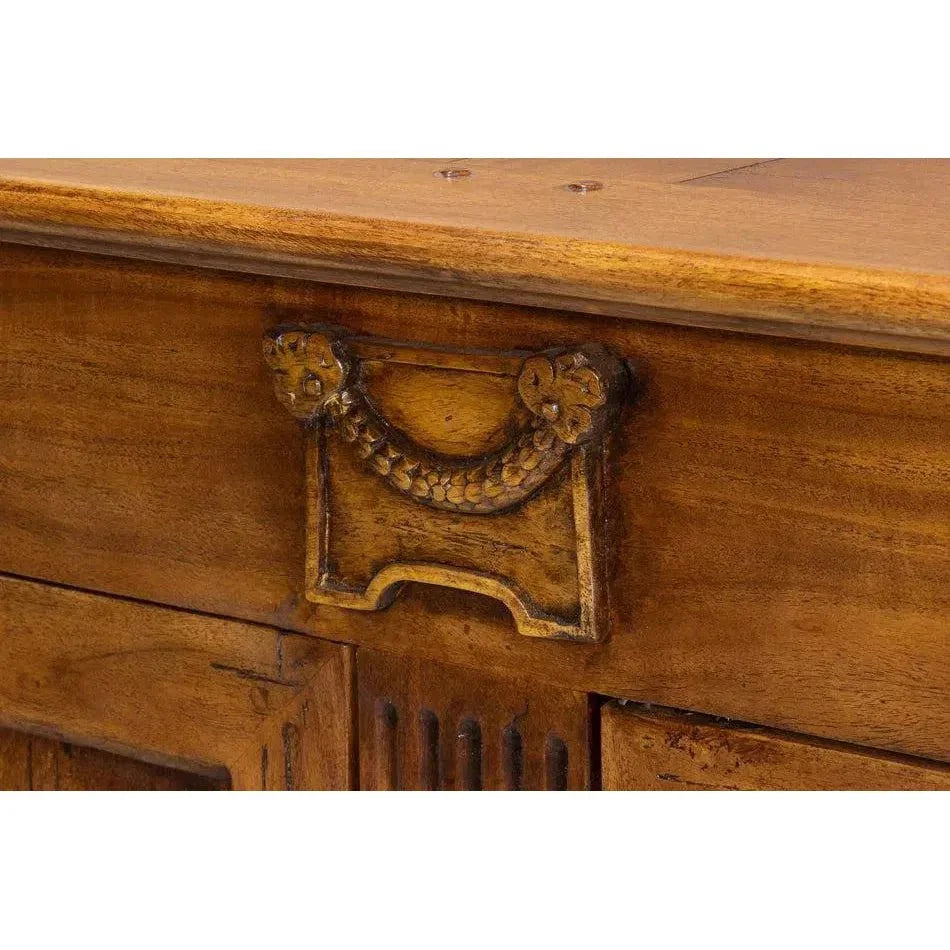 Caracole Credenza Fruitwood Cabinet for Living Room - LOOMLAN - Sarreid - Sideboards