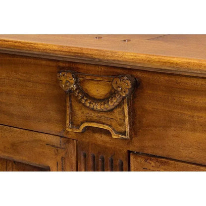 Caracole Credenza Fruitwood Cabinet for Living Room - LOOMLAN - Sarreid - Sideboards