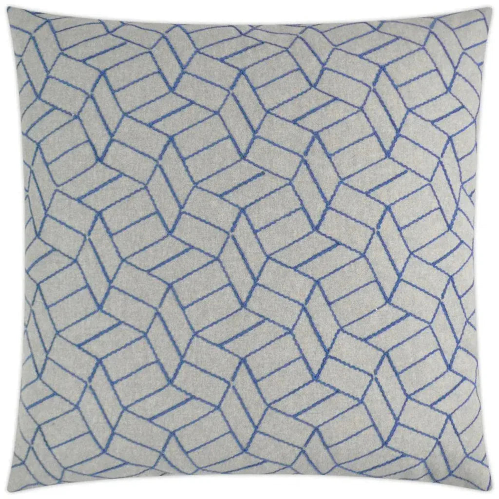 Caramba Sapphire Grey Throw Pillow Insert - LOOMLAN - D.V. Kap - Throw Pillows