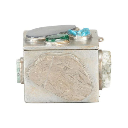 Caribbean Metal Made Jewelry Box - LOOMLAN - Chelsea House - Boxes & Bowls