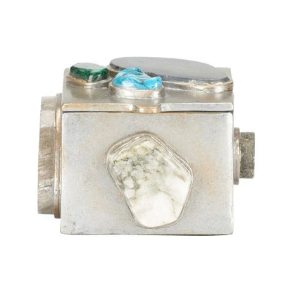 Caribbean Metal Made Jewelry Box - LOOMLAN - Chelsea House - Boxes & Bowls