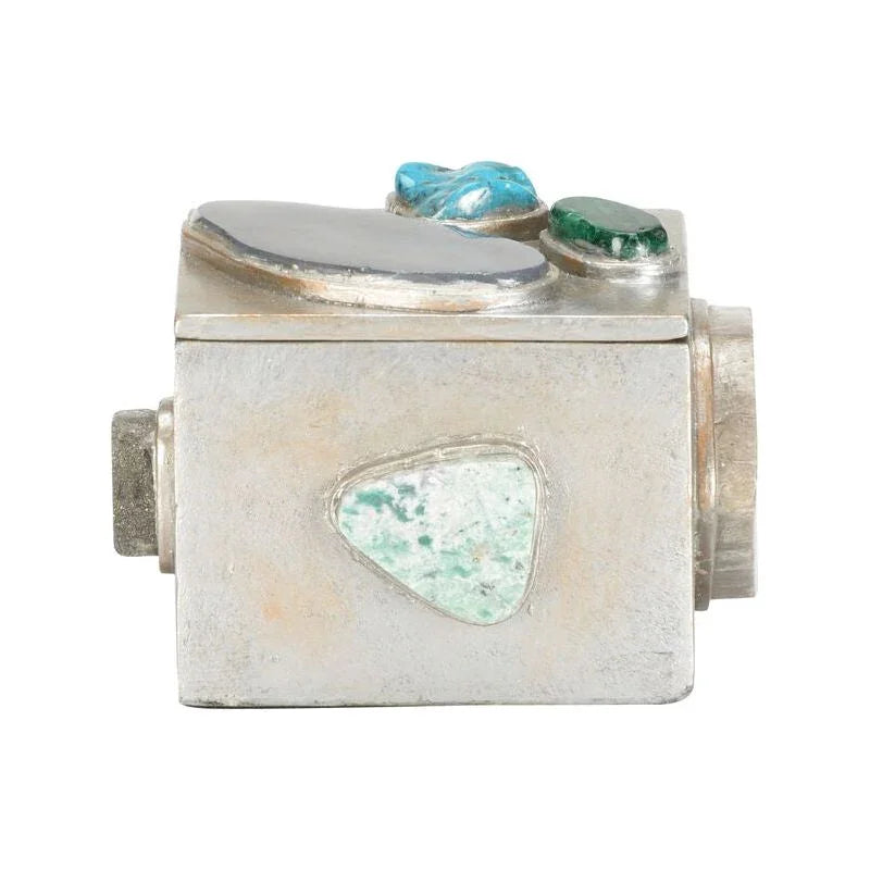 Caribbean Metal Made Jewelry Box - LOOMLAN - Chelsea House - Boxes & Bowls