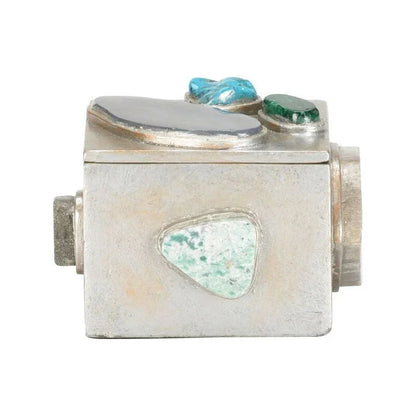 Caribbean Metal Made Jewelry Box - LOOMLAN - Chelsea House - Boxes & Bowls