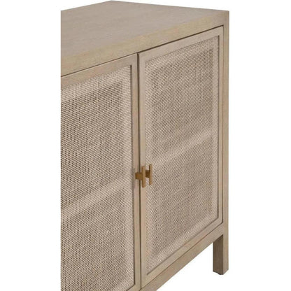 Carina Cane & Reclaimed Wood Media Sideboard - LOOMLAN - Essentials For Living - Sideboards