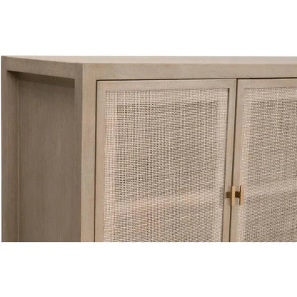 Carina Cane & Reclaimed Wood Media Sideboard - LOOMLAN - Essentials For Living - Sideboards