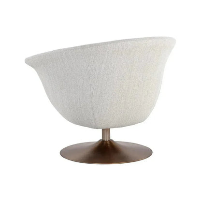 Carine Fabric Swivel Lounge Chair-Lounge Chairs-SUNPAN-LOOMLAN