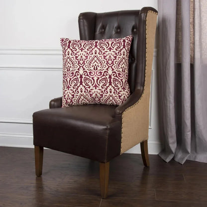 Carl Damask Decorative Throw Pillow For Couch - LOOMLAN - LOOMLAN - Throw Pillows