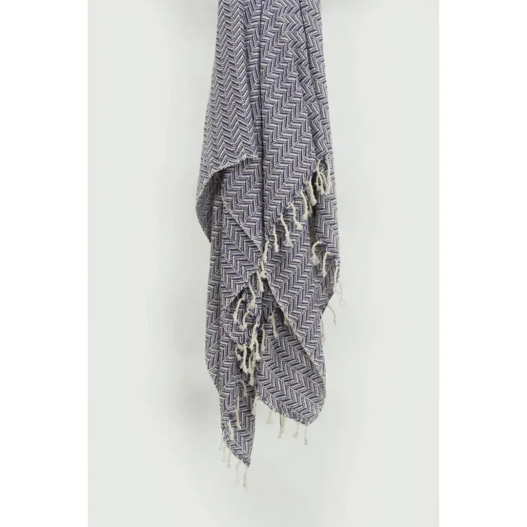 Carla Chevron Cotton Throw Blanket - LOOMLAN - LOOMLAN - Throw Blankets