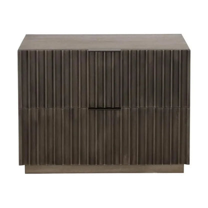 Carlin Wooden Bold Nightstand - LOOMLAN - SUNPAN - Nightstands