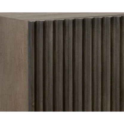 Carlin Wooden Iron Taupe Sideboard - LOOMLAN - SUNPAN - Sideboards