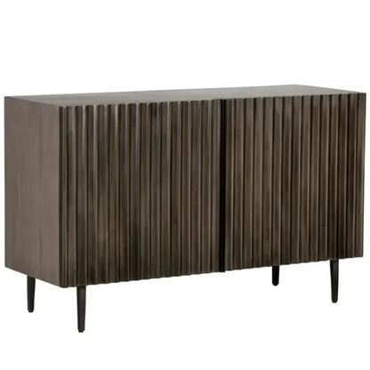 Carlin Wooden Iron Taupe Sideboard - LOOMLAN - SUNPAN - Sideboards
