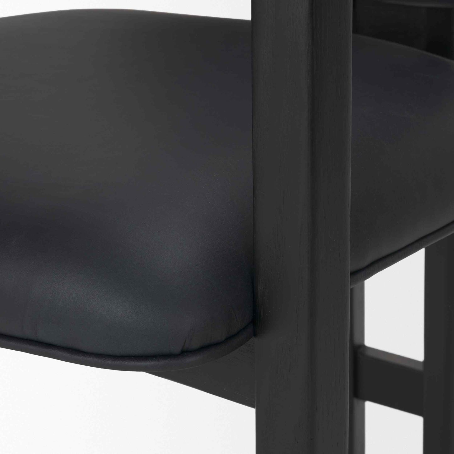 Carlisle Curved Back Leather Dining Armchair 2PC