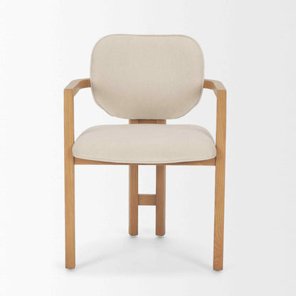 Carlisle Curved Back Leather Dining Armchair 2PC