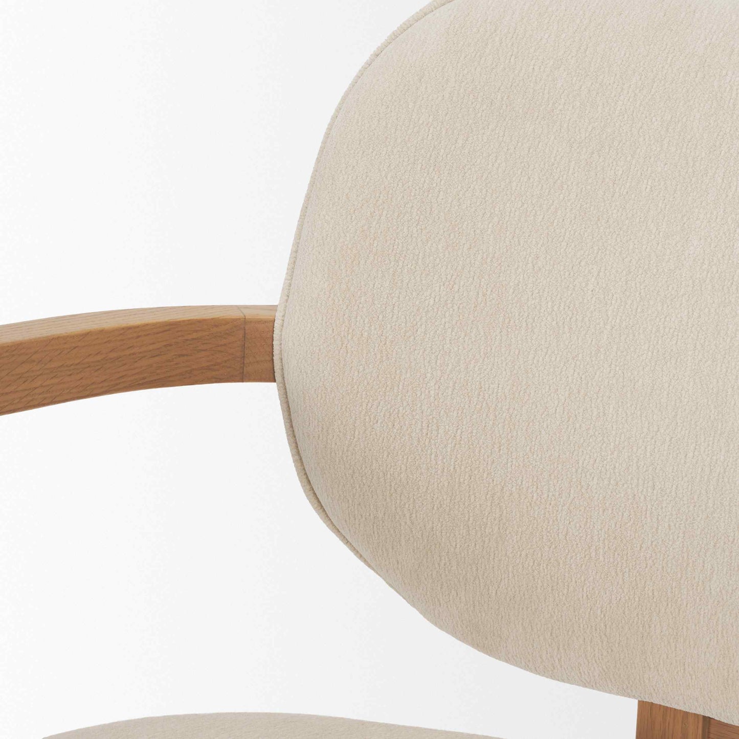 Carlisle Curved Back Leather Dining Armchair 2PC