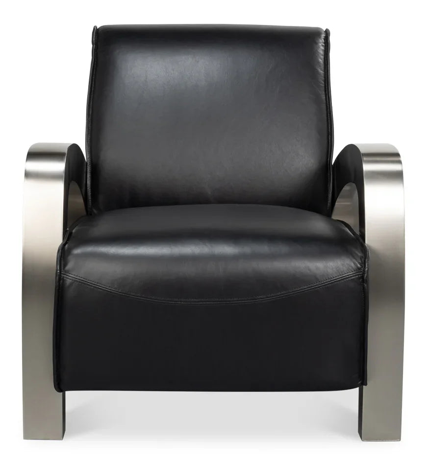 Carlisle Top Grain Leather Accent Chair