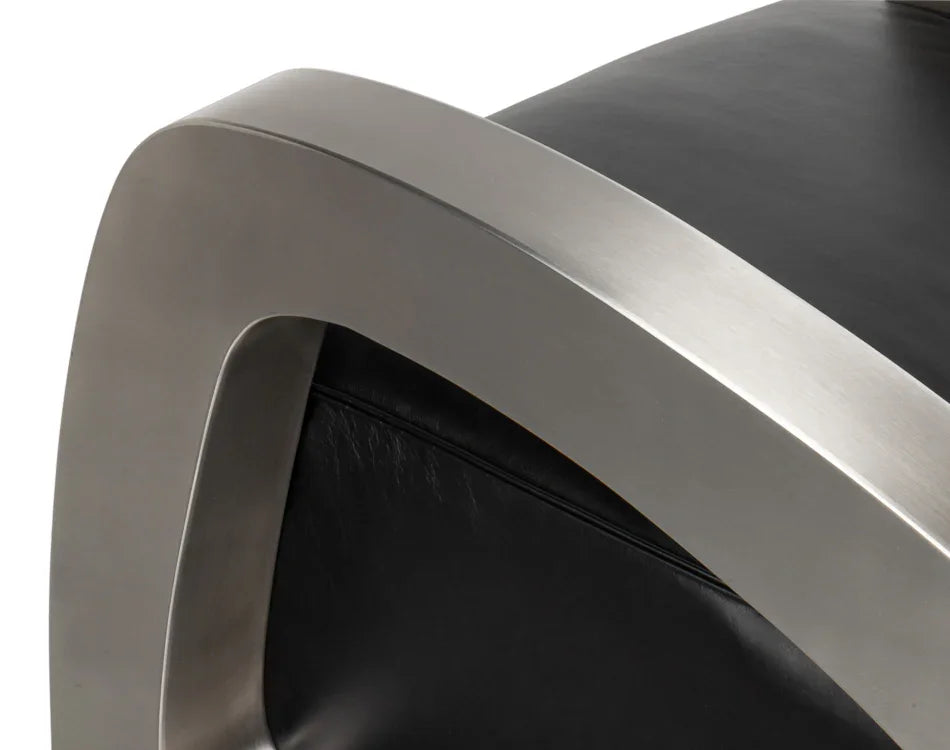 Carlisle Top Grain Leather Accent Chair