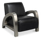 Carlisle Top Grain Leather Armchair - LOOMLAN - Sarreid - Club Chairs