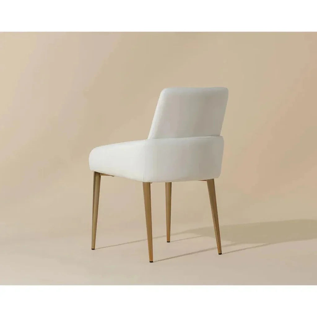 Carlo Leather Dining Armchair - LOOMLAN - SUNPAN - Dining Chairs