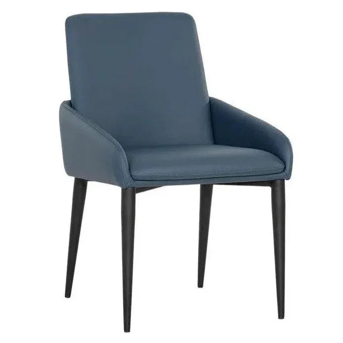 Carlo Leather Dining Armchair - LOOMLAN - SUNPAN - Dining Chairs