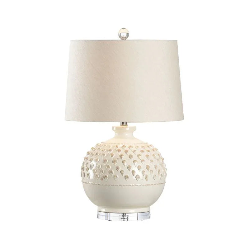 Carlotta Hand Sculpted Ceramic Table Lamp - LOOMLAN - Wildwood - Table Lamps