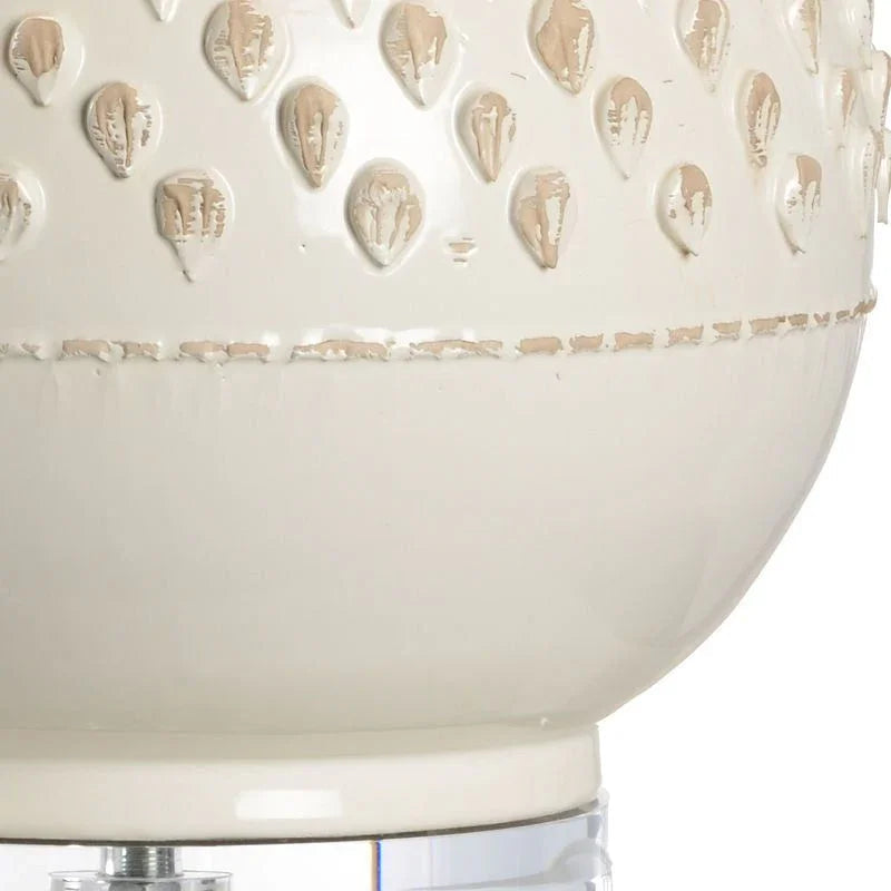 Carlotta Hand Sculpted Ceramic Table Lamp - LOOMLAN - Wildwood - Table Lamps