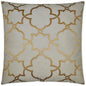 Carlton Gold Brown Throw Pillow With Insert - LOOMLAN - D.V. Kap - Throw Pillows