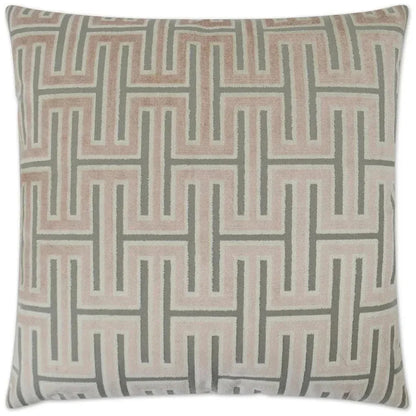 Carlyle Blush Brown Throw Pillow With Insert - LOOMLAN - D.V. Kap - Throw Pillows