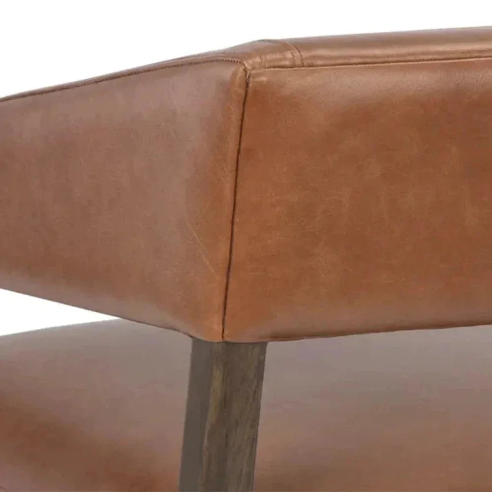 Carlyle Leather Lounge Chair-Lounge Chairs-SUNPAN-LOOMLAN